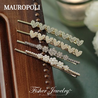 Mauropoli [Sẵn Sàng] Nhóm Cô Gái Hàn Quốc Kim Cương Trái Tim Rỗng Kẹp Tóc Sáng Bóng Ngôi Sao Năm Cánh Nổ Bên Kẹp Phẳng Mũ Đội Đầu