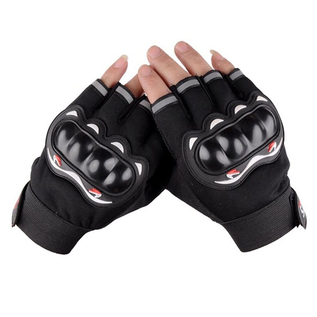 Găng tay gù cụt ngón sport thể thao - bao tay đi xe máy cắt ngón