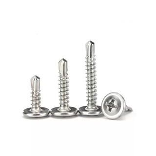 ((LXY) Vít tự khoan inox 304 xanh đầu lồi (đầu dù) M4.2 / M4.8 L: 13-50mm (RM-VN-1)