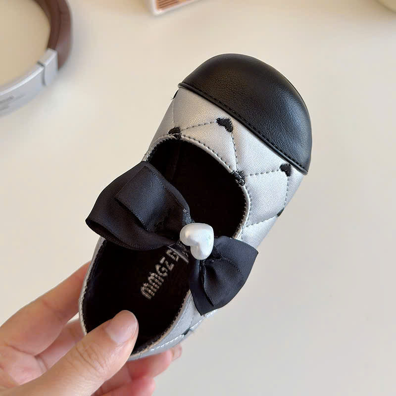 giày búp bê bé gái tập đi chống trượt nhẹ êm chân mẫu mới nơ xinh xắn có quai dán cho bé từ 6m 5907 ( ảnh thật )