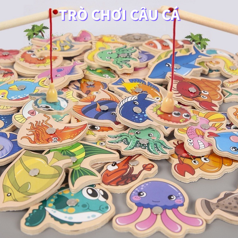 Đồ Chơi Câu Cá Biển - Trò Chơi Câu Cá Phiêu Lưu & Huấn Luyện Phản Xạ Nhanh Cho Trẻ 4-8 Tuổi