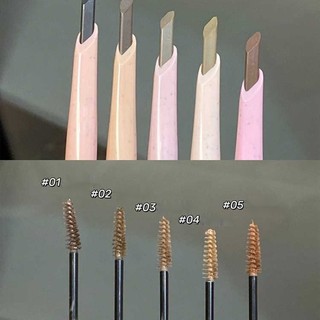 Flortte Chì Kẻ Lông Mày Hai Đầu Không Thấm Nước Lâu Trôi Chống Phai Màu Cho Nữ