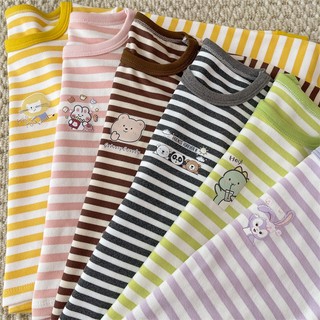1-12 Tuổi Trẻ Em Bé Trai Bé Gái Bộ Đồ Ngủ Bộ Đồ Ngủ Cho Bé Tập Đi 100% Cotton Màu Sọc Bộ Đồ Ngủ Váy Ngủ