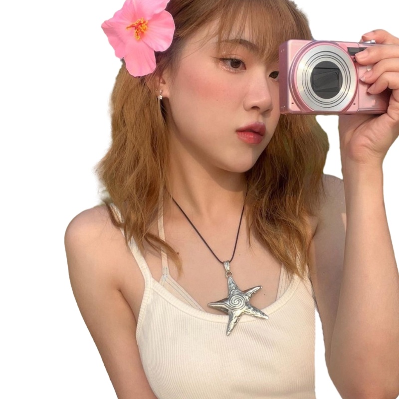 Coo Thanh Lịch Sao Biển Choker Mặt Dây Chuyền Vòng Cổ Thời Trang Choker Cổ Trang Sức Nữ