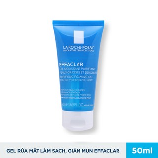 Gel Rửa Mặt Tạo Bọt Làm Sạch Dành Cho Da Dầu Nhạy Cảm La-Ro-che-Posay Effaclar