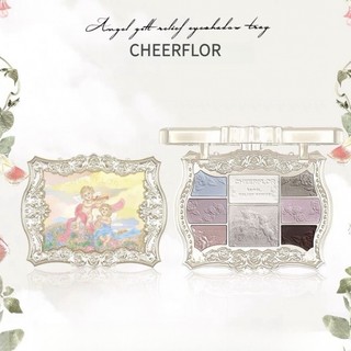 CHEERFLOR Bảng Phấn Mắt Nhiều Màu Đa Năng Có Độ Bóng Cao Ánh Ngọc Trai