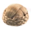 DELMER Bện Chignon, Bun Tóc Giả Tổng Hợp Tự Nhiên, Sợi Chịu Nhiệt Cô Dâu Tóc Nối Tóc Vô Hình Hanfu Tóc Chignon Nữ