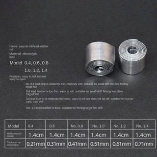 Dải tấm chì FANGHUI, Trọng lượng thả Đồ dùng câu cá Tấm chì, Phụ kiện câu cá di động Dụng cụ câu cá Đồng phục Độ dày Chìm