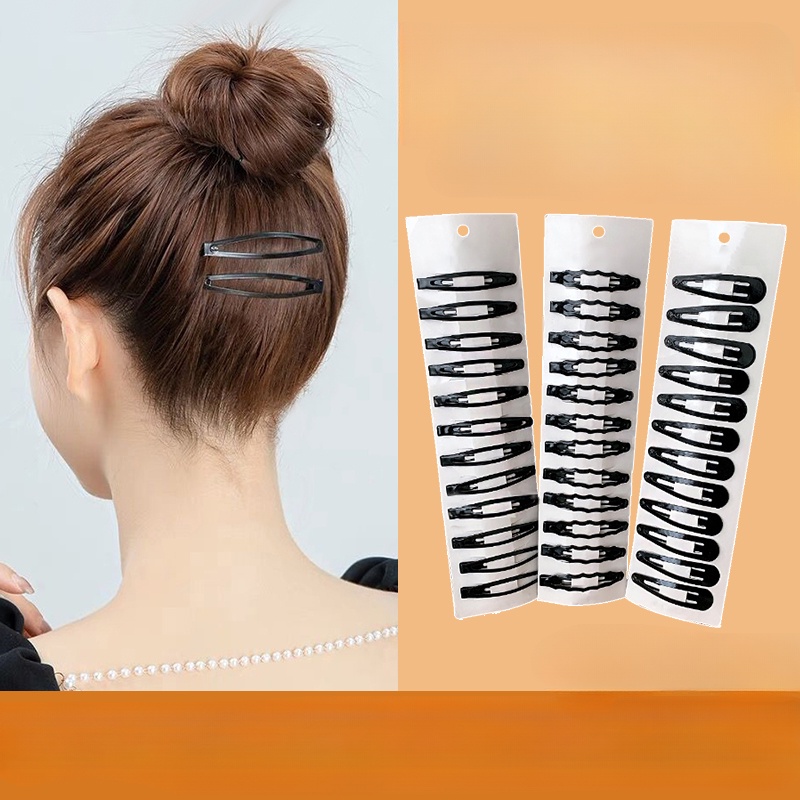 Kẹp Tóc Đen Hàn Quốc Thời Trang Nữ Đơn Giản Kẹp Tóc Phụ Kiện Thời Trang