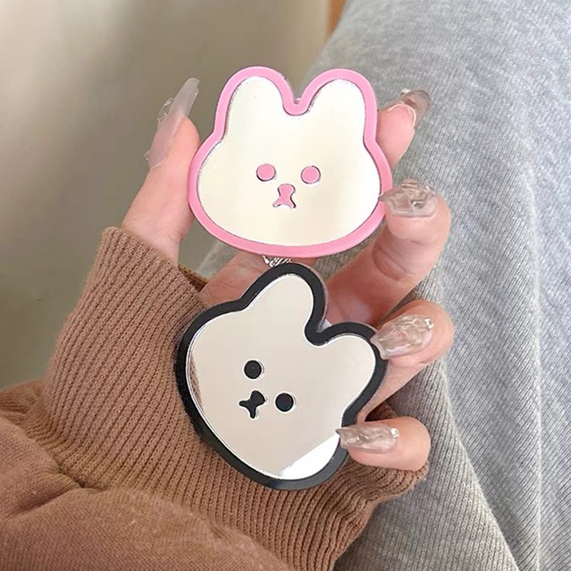 Dễ Thương Giá Đỡ Điện Thoại Hình Thỏ / Gấu / Heo Có Thể Thu Vào Chống Rơi