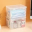 DWEL 1 Cái Hộp Lật, Nhựa Di Động Hộp Bảo Quản, Trong Suốt Dày Nhỏ Lớn Thuốc Bảo Quản Viên Trang Sức Bông Tai Mỹ Phẩm