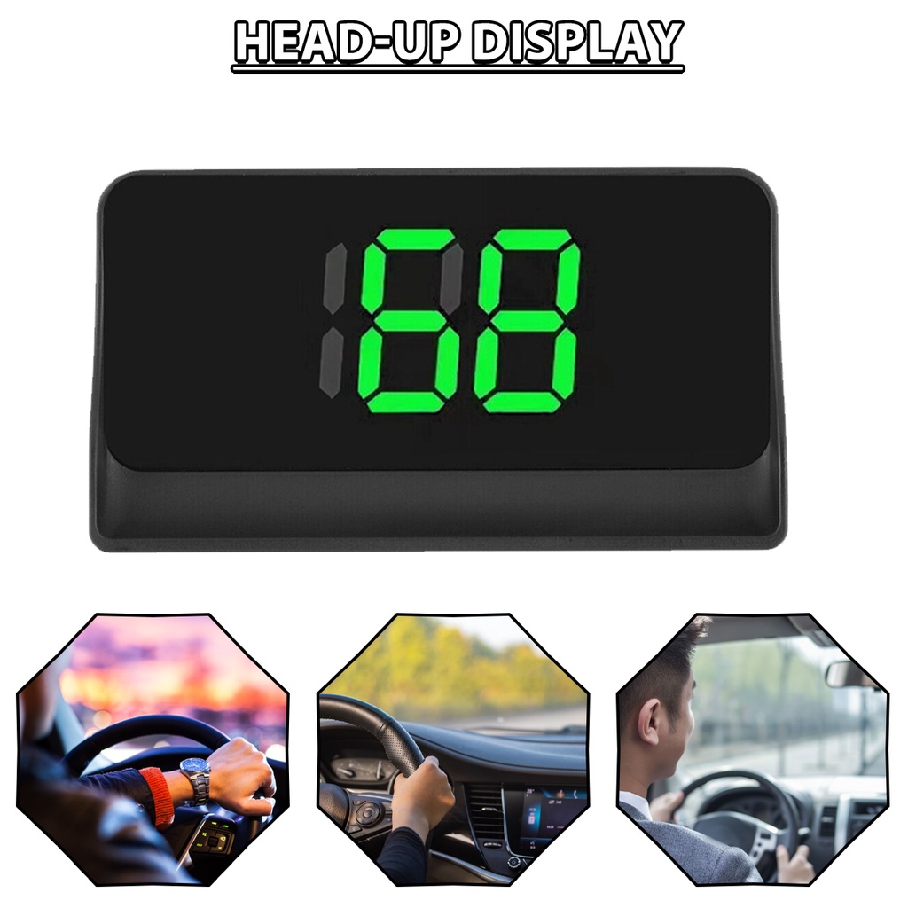 Big Font MPH Car Digital GPS HUD Speedometer Head Up Display Speed