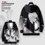 Jujutsu Kaisen Anime Áo khoác 3D Áo khoác dài tay Cosplay Gojou Satoru Unisex Top Áo Hoodie thời trang Áo khoác ngoài Plus S