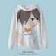 YB1 Những Nguy Hiểm Trong Trái Tim Tôi Áo Dài Tay Unisex Cosplay Top Casaul 3D Áo Anna Kyoutarou Oversize Pullove