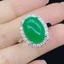⭐ Chính Hãng Nhẫn Bạc Nhiều Phong Cách ice chrysoprase series Bán Chạy Kỷ Niệm Cổ Điển Cho Nữ