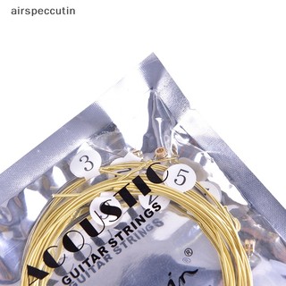 Airspecutin 6 Cái / bộ Dây Đàn Guitar Acoustic Đa Năng Dây Thép Lục Giác Cho EN