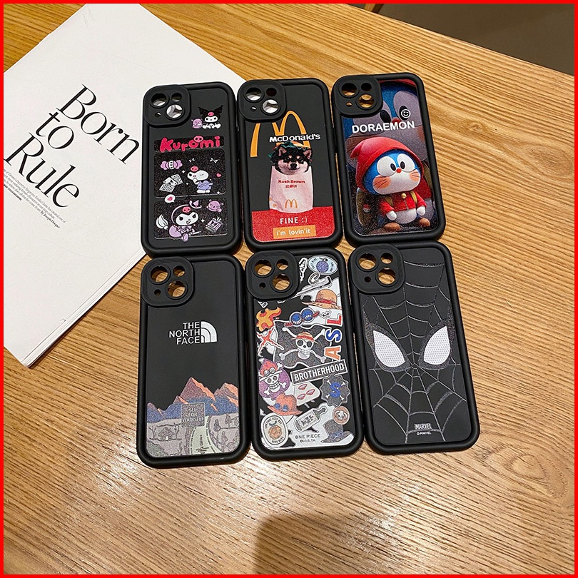 ốp lưng Oppo F9 ốp lưng Oppo A12 ốp lưng Oppo A5s ốp lưng Oppo A7 Ốp Điện Thoại tpu Màu Đen Cá Tính Cho oppo f9