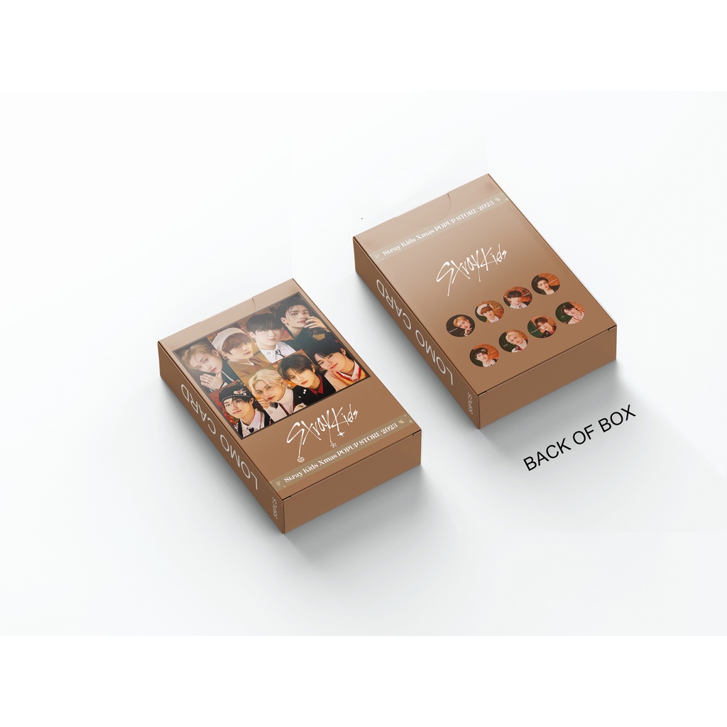 Hộp 55 Tấm Ảnh lomo card Nhóm Nhạc straykids