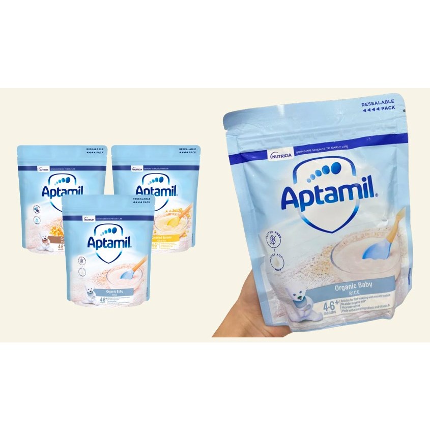 Bột Ăn Dặm Aptamil - Ăn Dặm Cho Bé TiBong Store, Dành Cho Bé Từ 4 Tháng Cung Cấp Đầy Đủ 17 Loại Vitamin