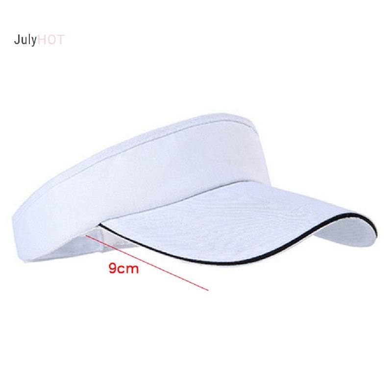 Julyhot Giải Trí Mở Top Mũ Chống Nắng Cho Nữ Cotton Chạy Tennis Golf Unisex Mũ Massivedeals