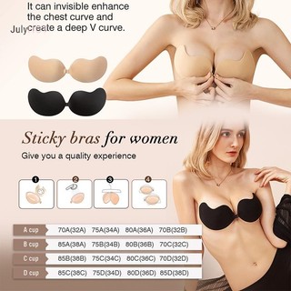 Julyhot Gợi Cảm Dính Áo Ngực Dán Đẩy Lên Vô Hình Nâng Vú Băng Xoài Silicone Áo Ngực Núm Vú Bao Miếng Lót Ngực Dán Massivedeals