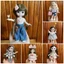BAMBOOB Đầm Cao Cấp, Mini DIY Đồ Chơi Bé Gái Quần Jean Áo Thun, Quà Tặng Tốt Nhất Thời Trang Búp Bê Váy Phù Hợp Với