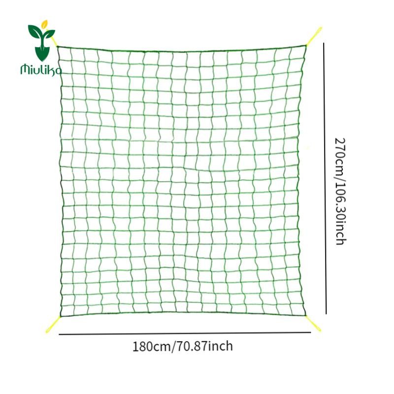 Lưới Trellis Vườn Miulika, Lưới hỗ trợ cây hạng nặng ngoài trời bằng Polypropylen cho cây leo cho dưa chuột