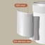 Cốc khuấy tự động DONOVANQQ, 380ML có ống hút & nắp Cốc cà phê trộn điện, đáy chống trượt USB có thể sạc lại Cốc tự khuấy chống nước gia đình