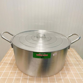 Nồi Nhôm Cao Cấp Nhiều Size Từ 20cm- 38cm Dày Dặn Chắc Chắn - Trường An VN