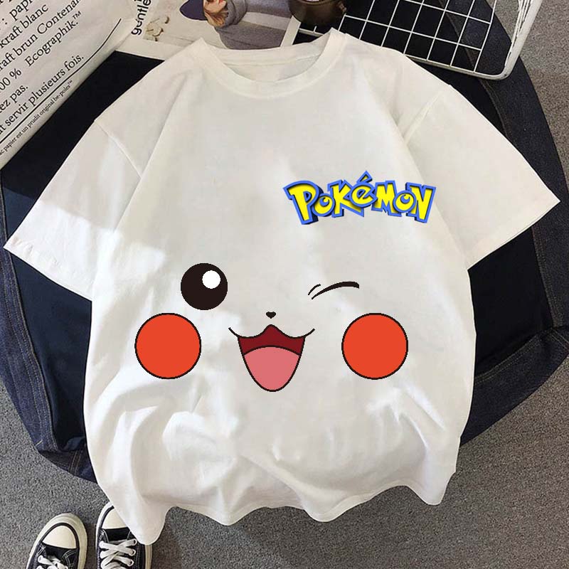 Áo Thun Tay Ngắn In Hình pikachu Dễ Thương Cho Bé