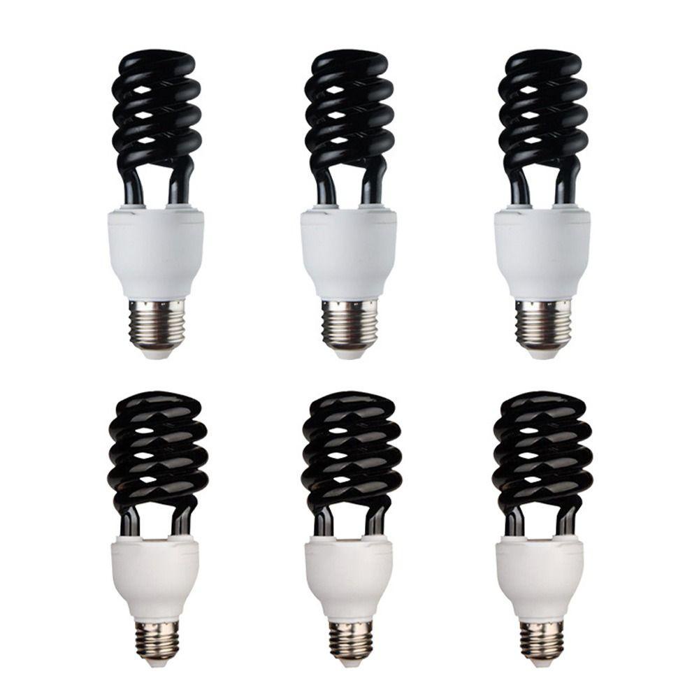 SNUGHOUSE Đèn đen UV E27 xoắn ốc AC 220V 13-40W, bóng CFL cực tím bẫy côn trùng