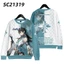 SY3 Honkai: Star Rail Anime Áo Dài Tay Unisex Cosplay Dan Heng Imbitor Lunae 3D Chui Đầu Top Casaul Thời Trang