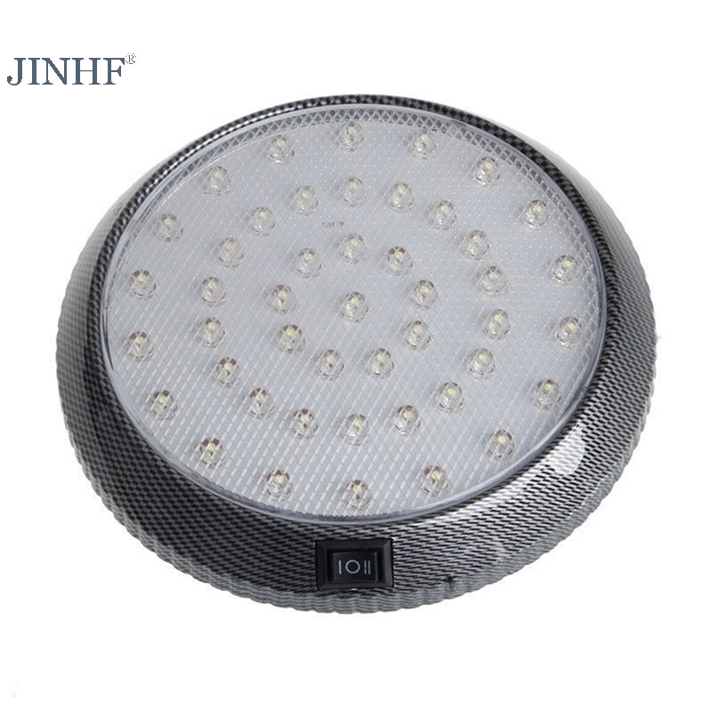 Jimf Đèn led 46 Bóng Ánh Sáng Trắng Gắn Trần Xe Hơi Trang Trí Nội Thất Trong Nhà Bán Chạy