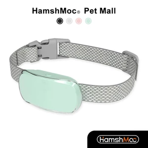HamshMoc Cổ Chó Thông Minh Điện Chống Trầy Xước Có Thể Điều Chỉnh Cổ Thú Cưng Chống Thấm Nước Tự Động Dừng sủa Sạc USB Cho Chó Huấn Luyện