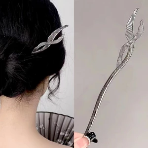Kẹp Tóc Hình Cá Bằng Kim Loại Phong Cách Trung Hoa Mới