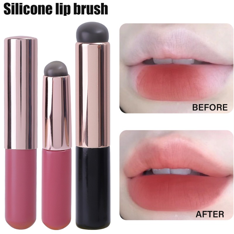 Cọ Trang Điểm mini Đầu Tròn Bằng Silicon Mềm Mại Tiện Dụng