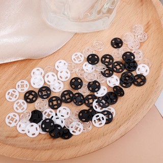 Fasters Set 30 Nút Bấm Bằng Nhựa abs Trong Suốt Chống Chói Dùng Để May Túi Xách / Áo Sơ Mi / Áo Sơ Mi diy