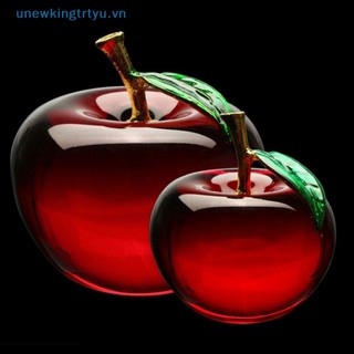 Unewtyu 50 / 60mm Glaze K9 Crystal Crafts Glass Paperweight Home Desktop Decor VN