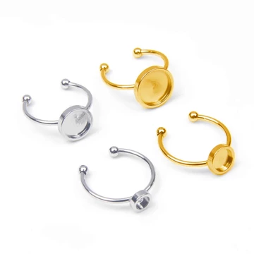 Xhn Set 10 Khuôn Làm Trang Sức Bằng Thép Không Gỉ Có Thể Điều Chỉnh