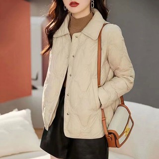 Áo Khoác cotton Mỏng Nhẹ Dáng Rộng Phong Cách Hàn Quốc Thời Trang Mùa Đông 2023 Mới Cho Nữ