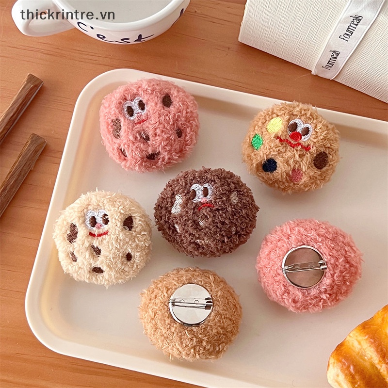 1 Huy Hiệu Cài Áo Hình Bánh Quy 3d Ngộ Nghĩnh