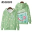 GC1 Bulbasaur Charmander Cosplay Áo Dài Tay Top Anime Unisex 3d Áo Khoác Áo Pokemon Áo Khoác Ngoài Plus
