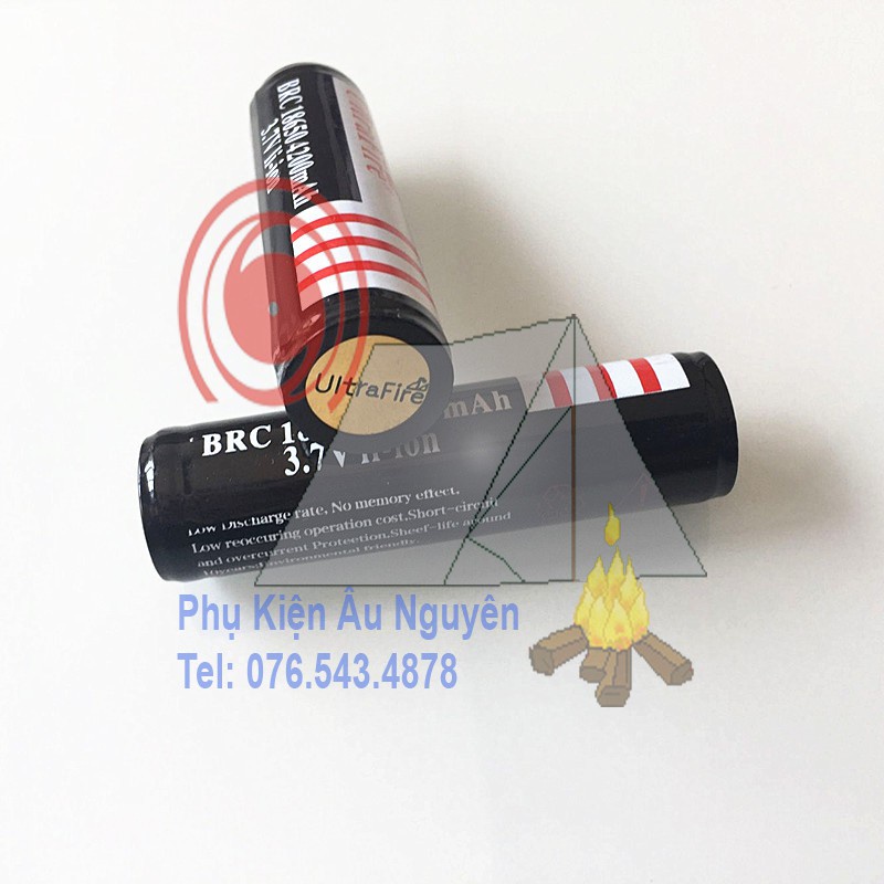 Pin 18650 Ultrafire 4200mAh dùng cho đèn pin, loa thẻ, đa năng dung ...