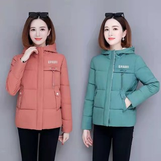 Áo Khoác Đệm cotton Dày Dặn Dáng Rộng Ngắn Phong Cách Hàn Quốc Thời Trang Mùa Đông Cho Nữ