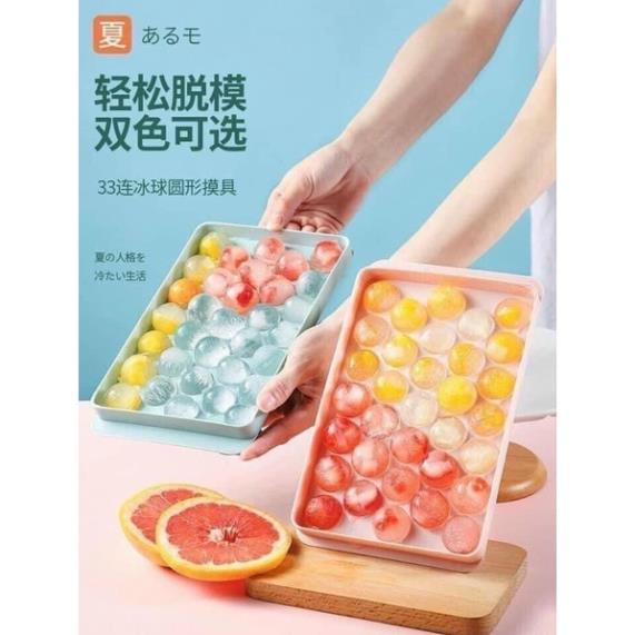 Khay làm đá 33 viên tròn chuyên làm đá , làm thạch