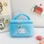 ST2 Sanrio Kuromi Stitch Alien Phim hoạt hình dễ thương túi xách nữ sang trọng túi trang điểm đồ vệ sinh cá nhân túi lưu trữ dung tích lớn TS2
