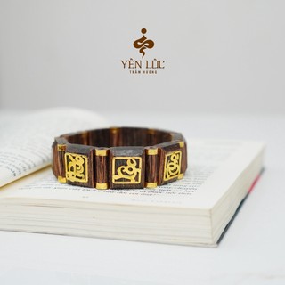 [BV] Lách Trầm Phúc Lộc Thọ Bảng Vuông - Trầm Hương Sánh Chìm -  Trầm Hương Yên Lộc - Tặng Hộp VIP