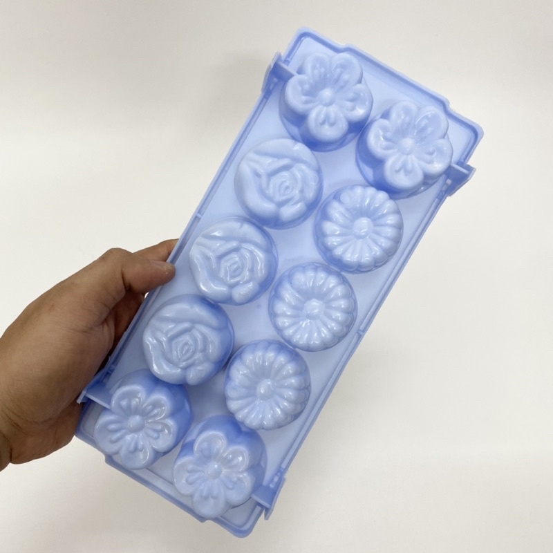 Khuôn nhựa làm thạch rau câu, khuôn nhựa, khay làm đá, khay rau câu