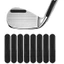 CHEESELY 10 Chiếc Câu Lạc Bộ Golf Có Trọng Lượng Dẫn, Bạc Đen Đa Năng Pickleball Dẫn Băng, Tự Dính Pickleball Paddle Tape