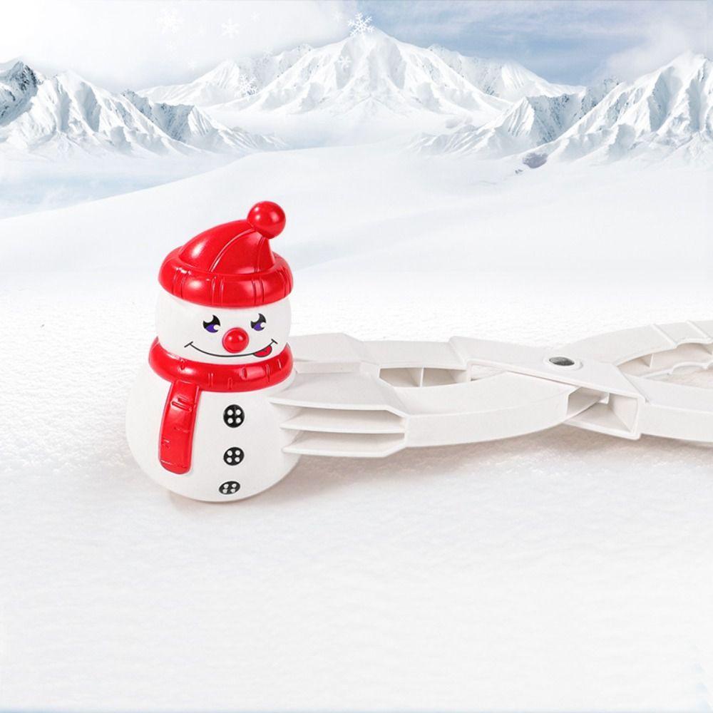 QEARY Khủng Long Snowball Maker Khuôn, Thể Thao Trái Tim Vịt Tuyết Kẹp, Di Động Montessori Người Tuyết Gấu Ngoài Trời Mùa Đông Đồ Chơi Bé Gái